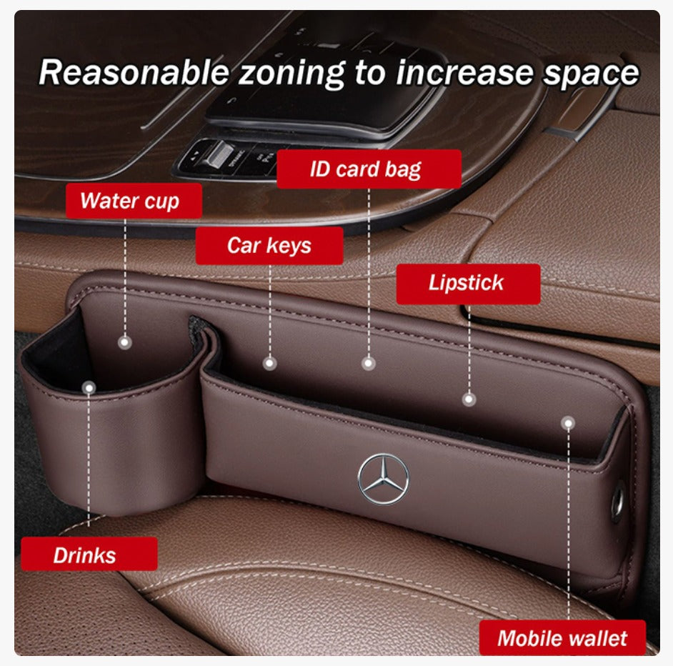 🚘Car Leather Cup Holder Gap Bag💖